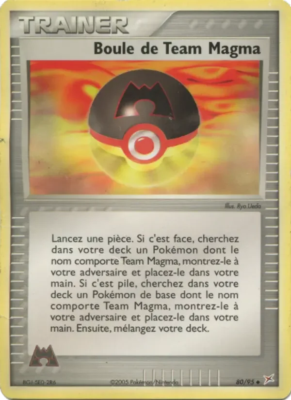Carte Boule de Team Magma