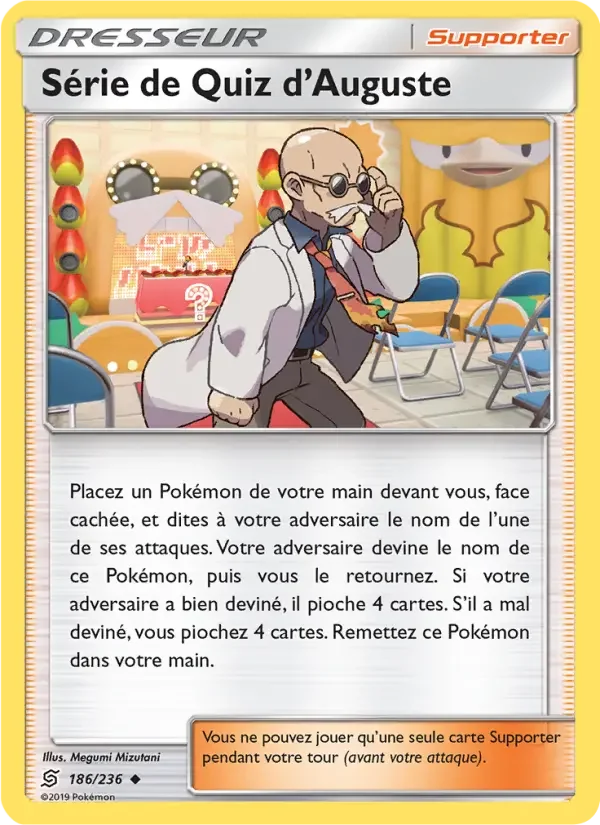 Carte Série de Quiz d’Auguste