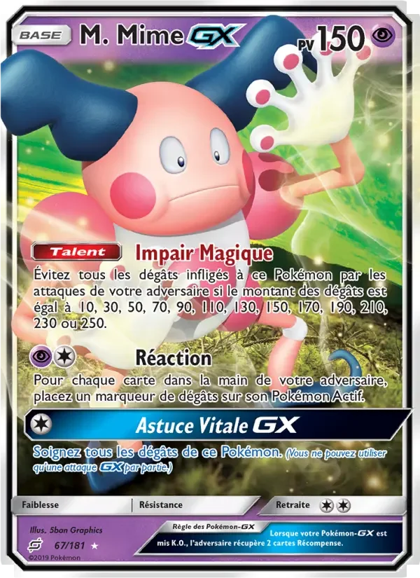 Carte M. Mime GX