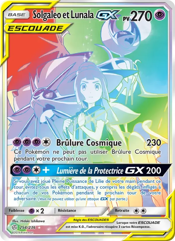 Carte Solgaleo et Lunala GX