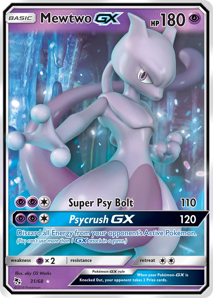 Carte Mewtwo-GX