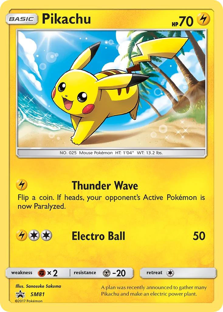 Carte Pikachu