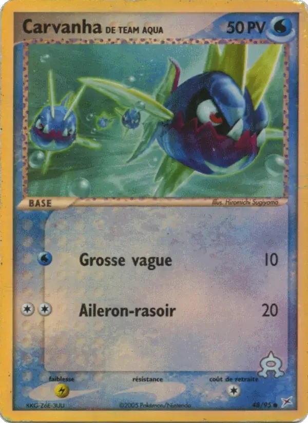 Carte Carvanha de Team Aqua