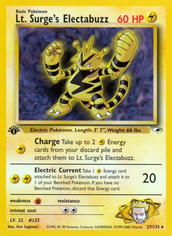 Carte Lt. Surge's Élektek