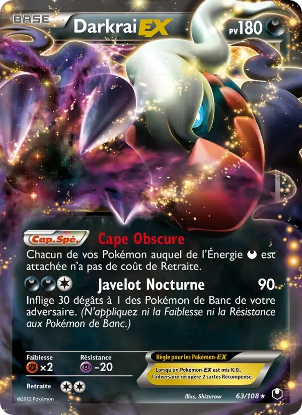Carte Darkrai-EX