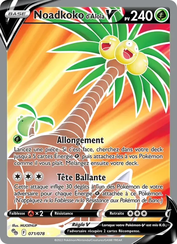 Carte Noadkoko d'Alola V