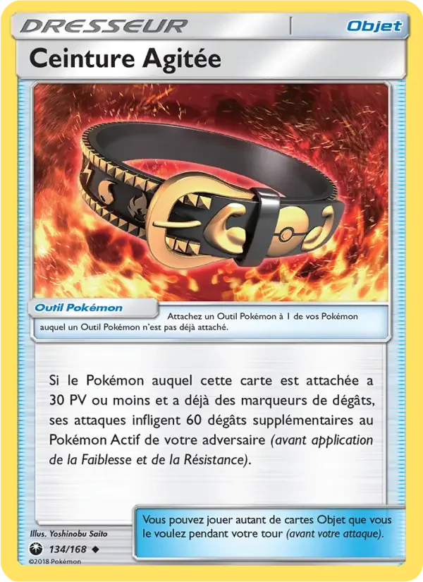 Carte Ceinture Agitée