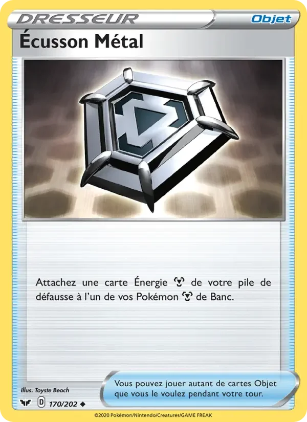 Carte Écusson Métal
