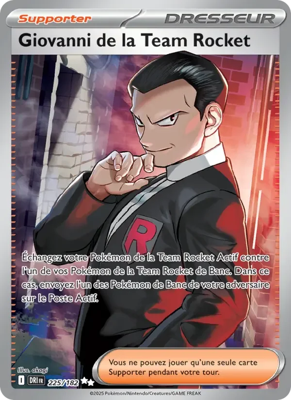 Carte Giovanni de la Team Rocket