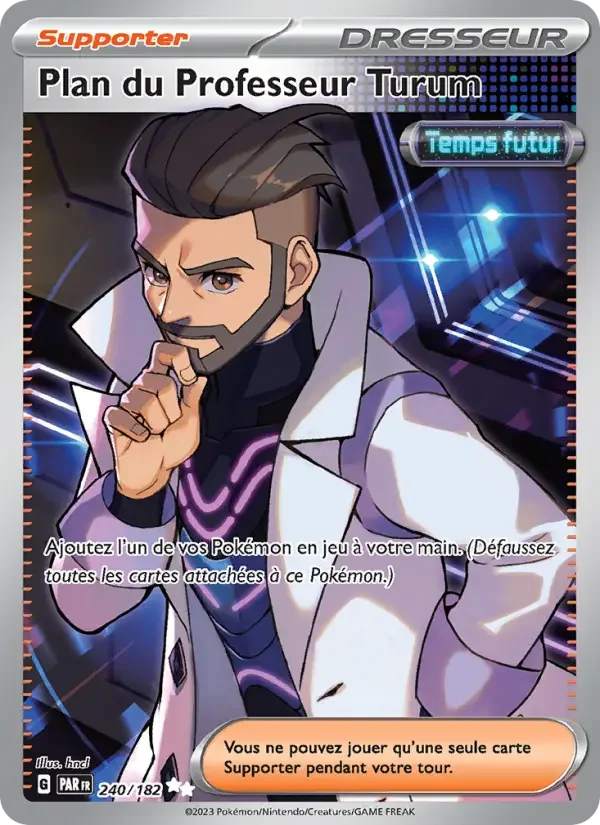 Carte Plan du Professeur Turum