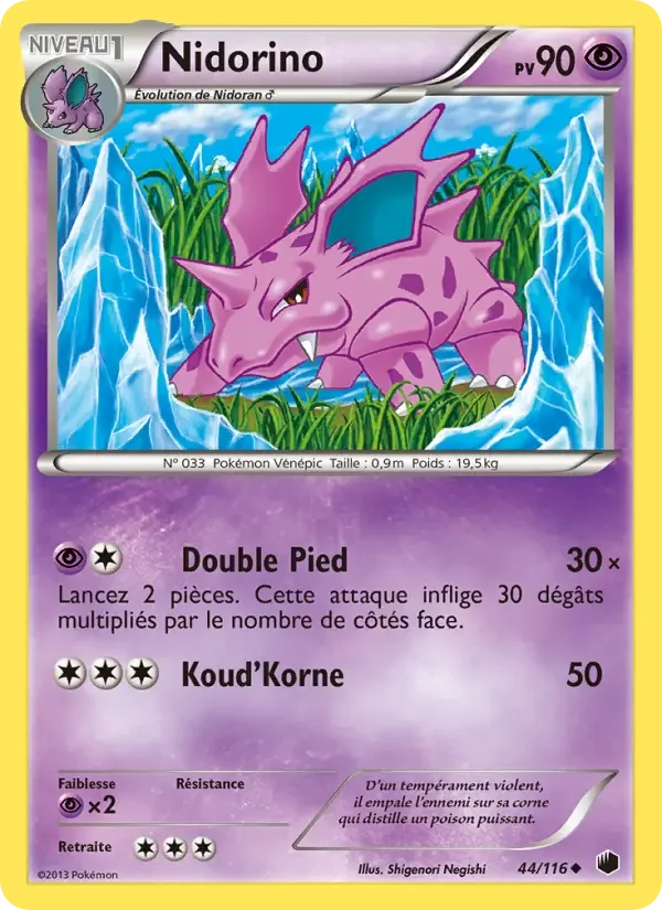 Carte Nidorino