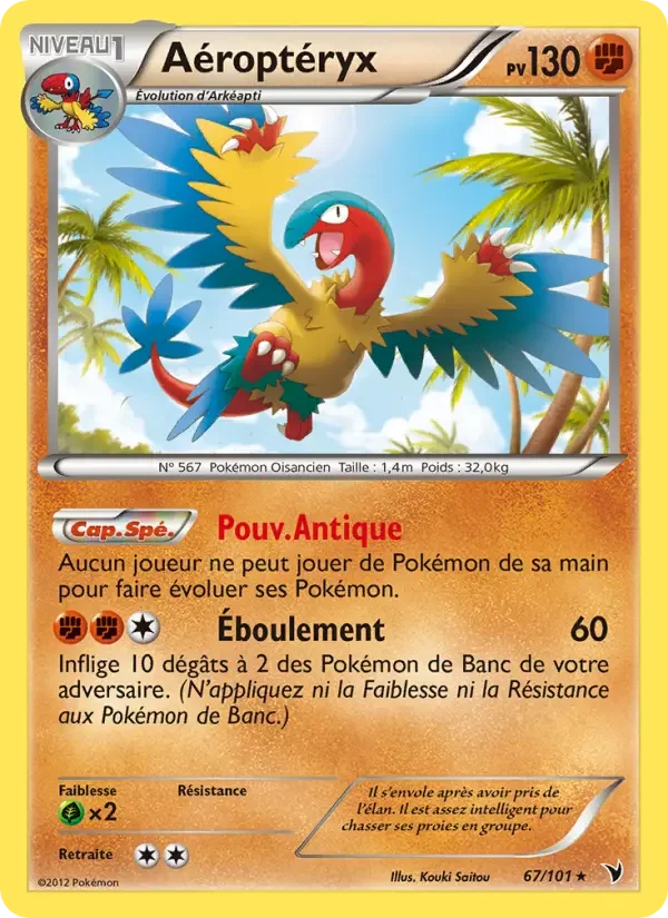 Carte Aéroptéryx