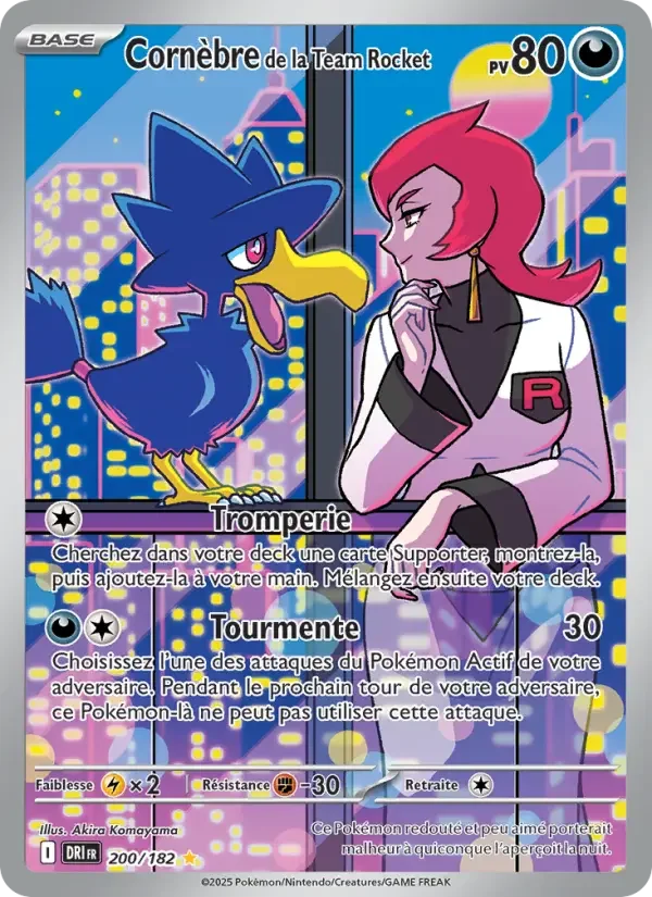 Carte Cornèbre de la Team Rocket