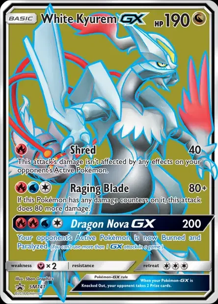 Carte Pokémon Kyurem Blanc-GX — Jumbo