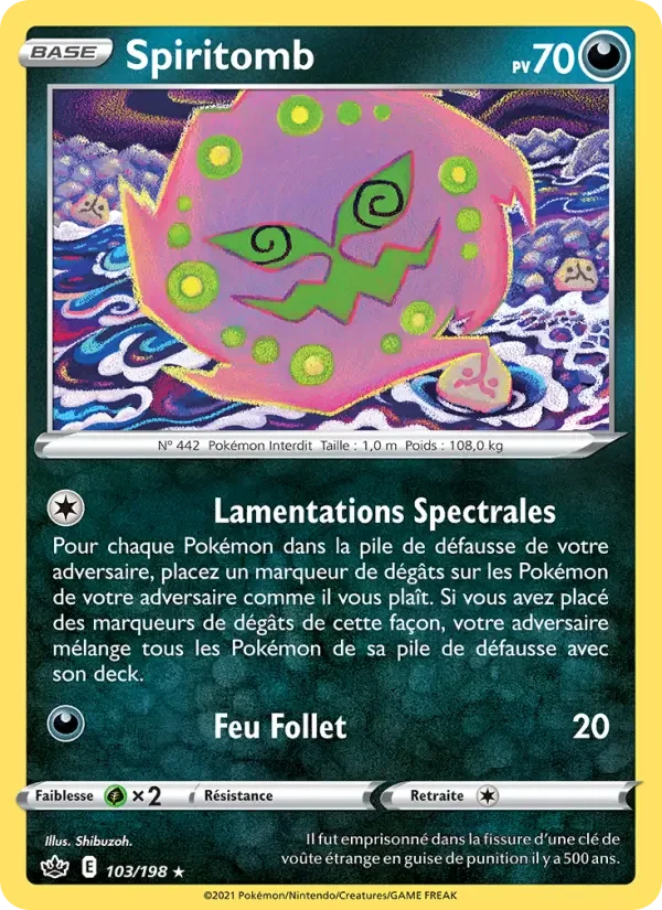 Carte Spiritomb
