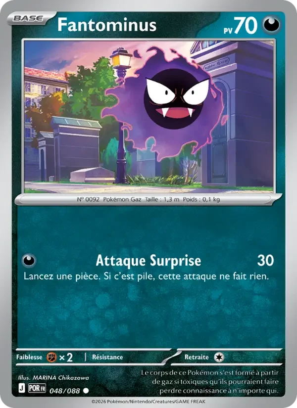 Carte Pokémon Fantominus — Équilibre Parfait