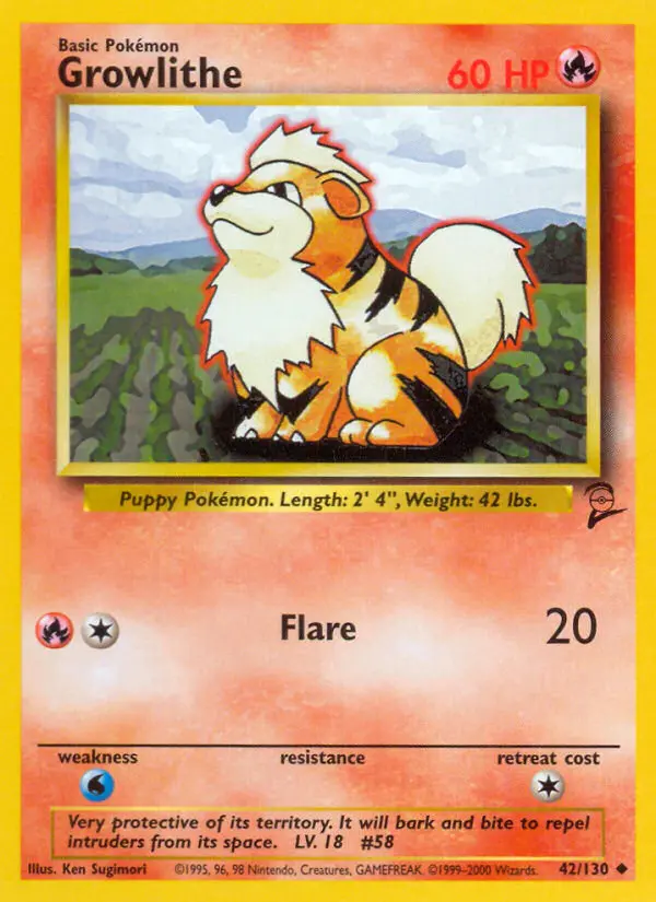 Carte Growlithe
