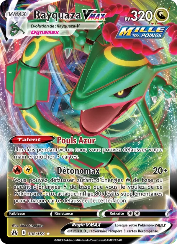 Carte Rayquaza VMAX