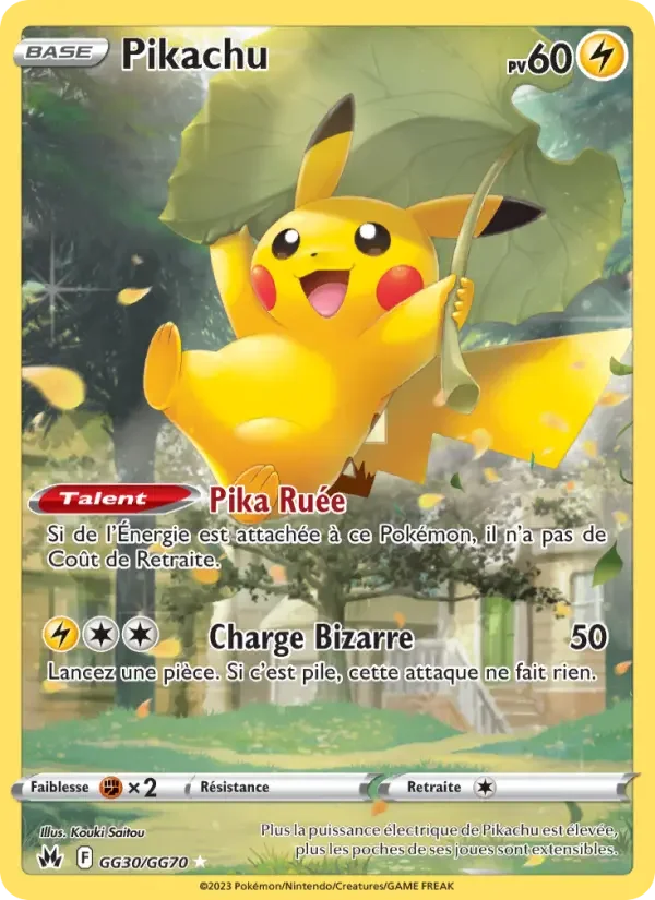 Carte Pikachu