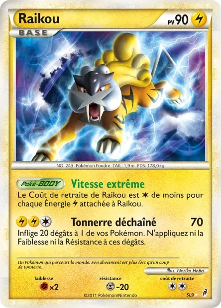 Carte Raikou
