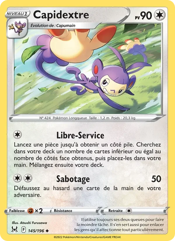 Carte Capidextre