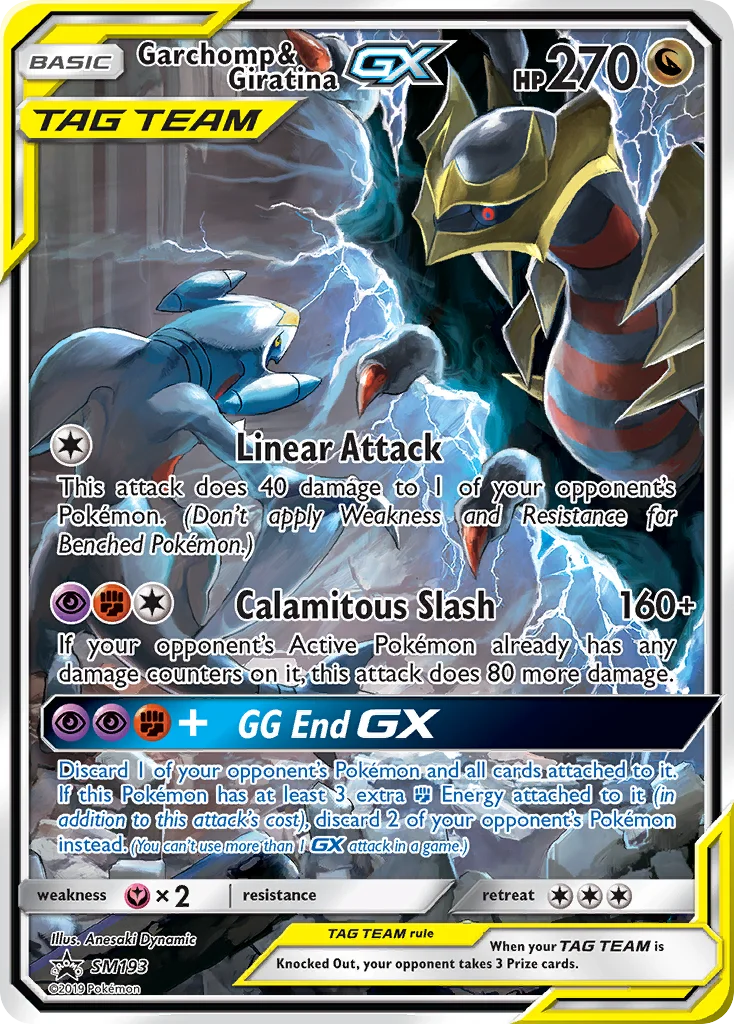 Carte Carchacrok et Giratina GX