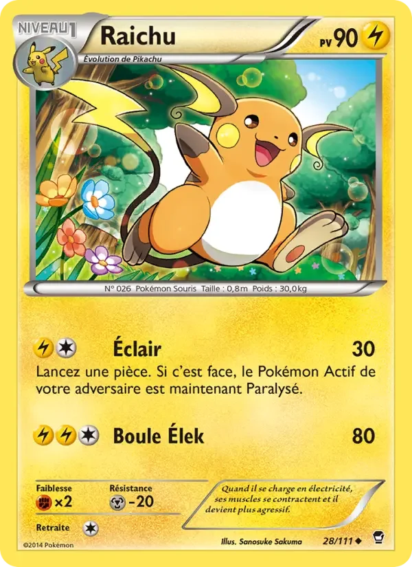 Carte Raichu
