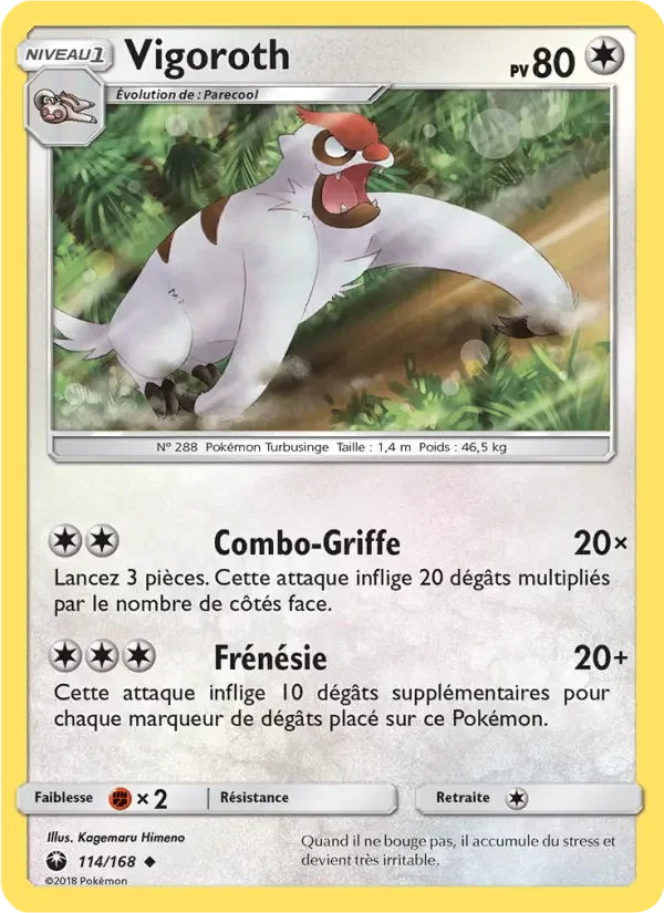 Carte Vigoroth