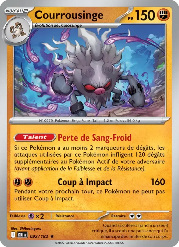 Carte Courrousinge