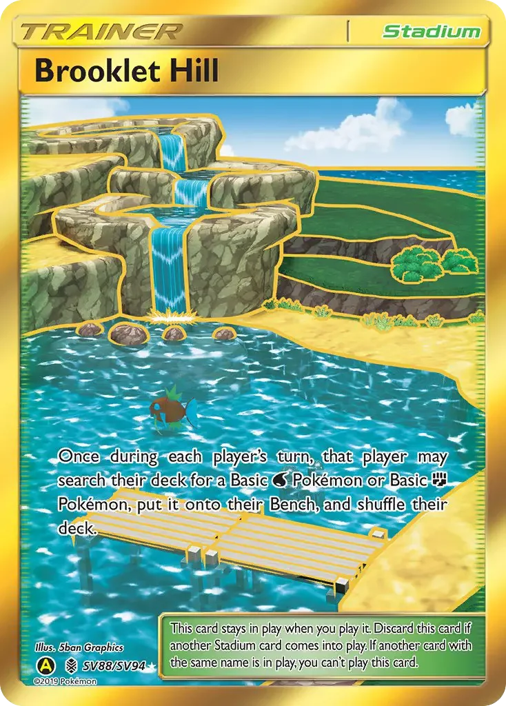 Carte Pokémon Colline Clapotis — Destinées Occultes