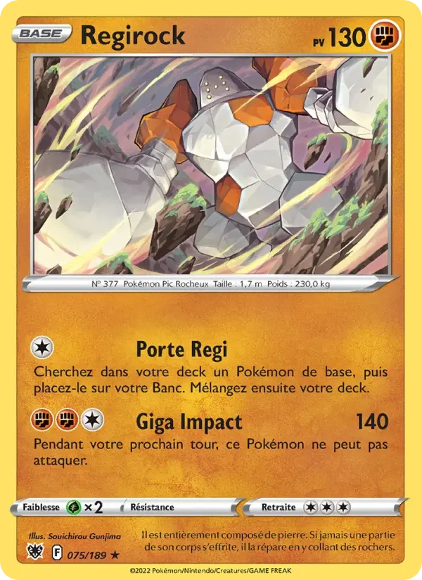 Carte Regirock
