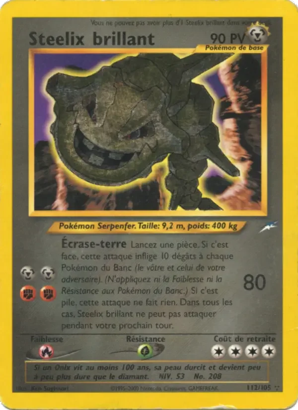 Carte Steelix brillant