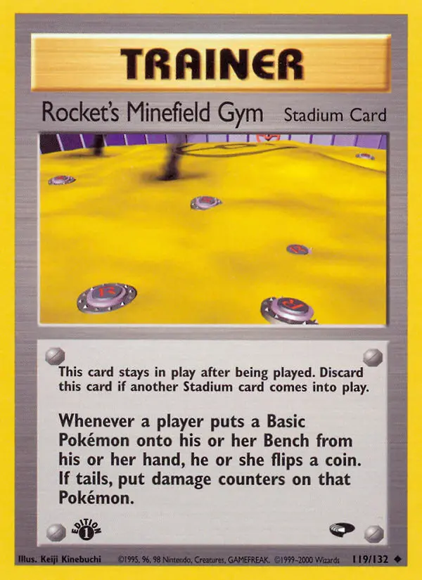 Carte Rocket's Minefield Gym