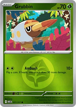 Carte Pokémon Larvibule — Héros Transcendants