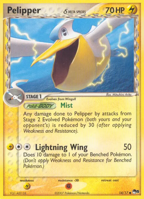 Carte Pelipper δ