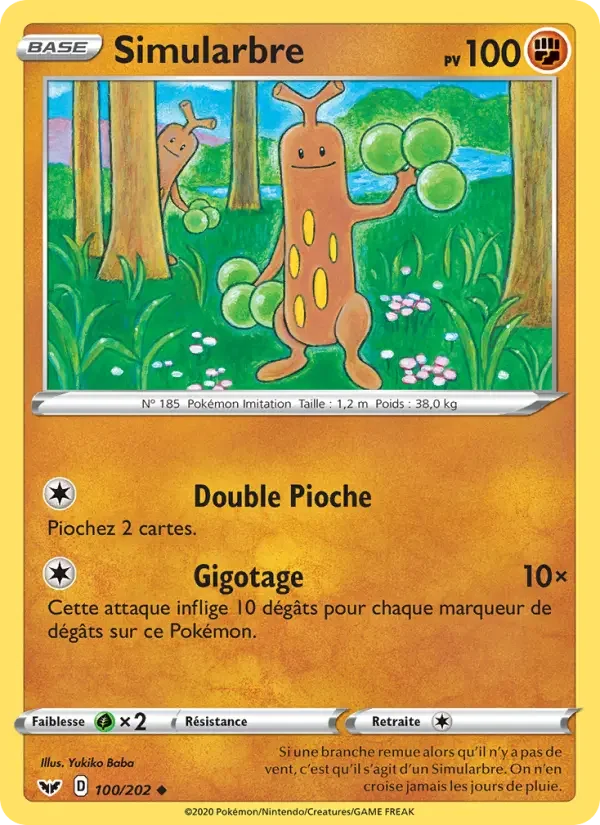 Carte Simularbre