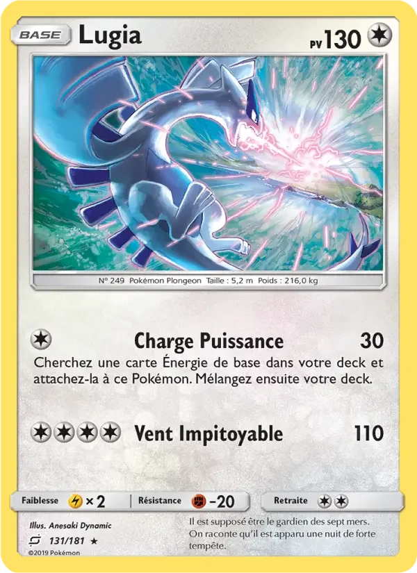 Carte Lugia