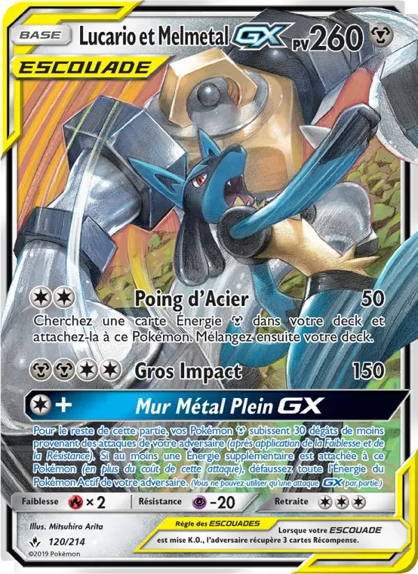 Carte Lucario et Melmetal GX