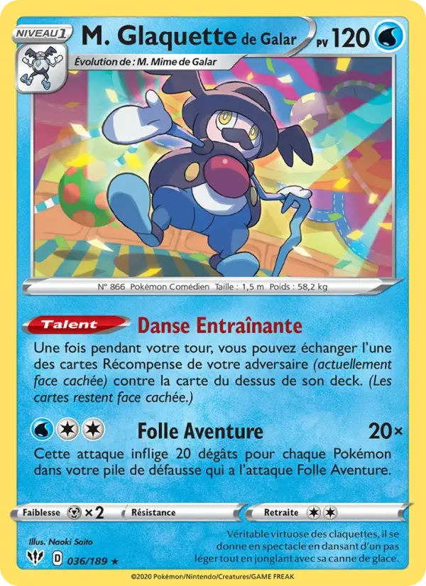 Carte M. Glaquette de Galar