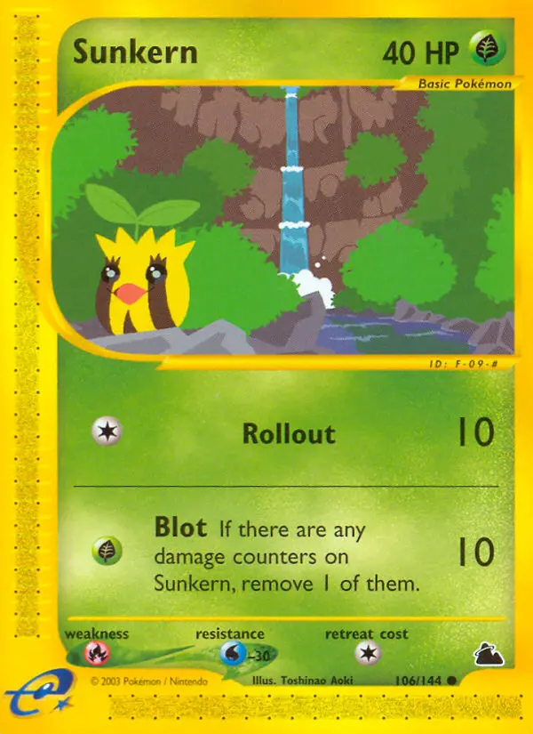 Carte Sunkern