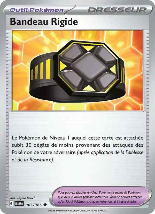 Carte Bandeau Rigide