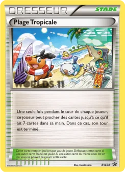 Carte Plage Tropicale
