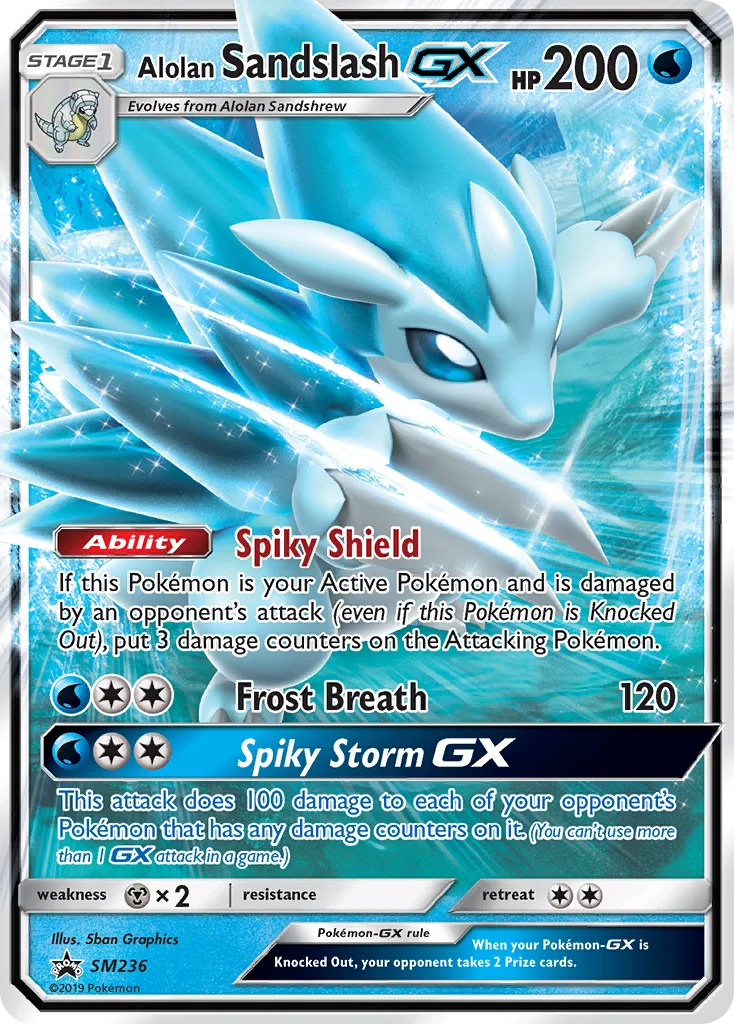 Carte Sablaireau d’Alola GX