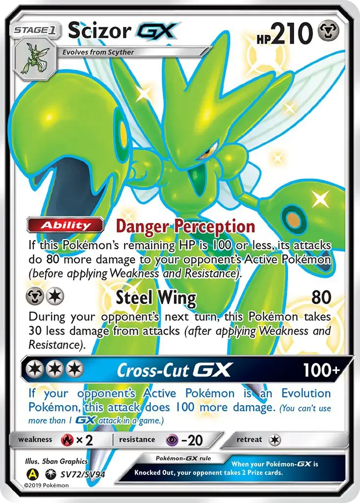 Carte Pokémon Cizayox-GX — Destinées Occultes