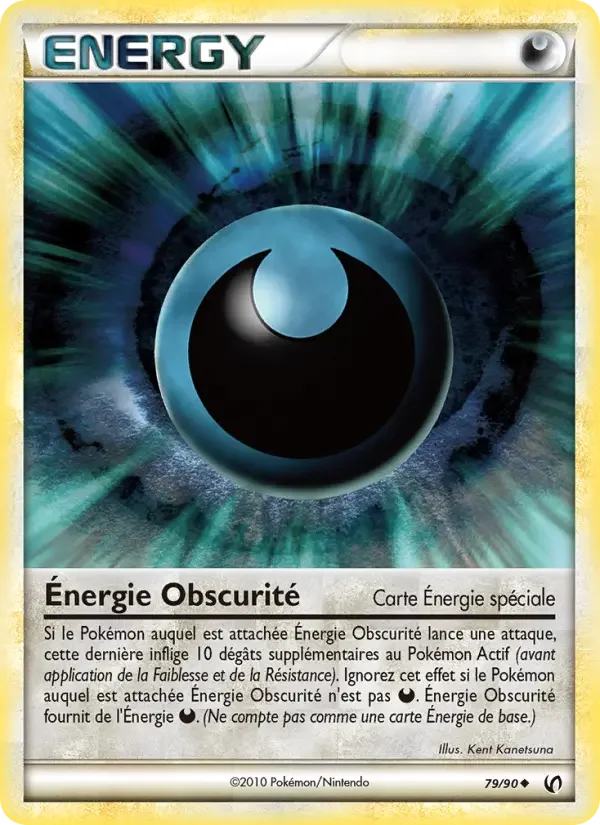 Carte Énergie Obscurité