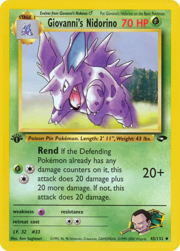 Carte Giovanni's Nidorino