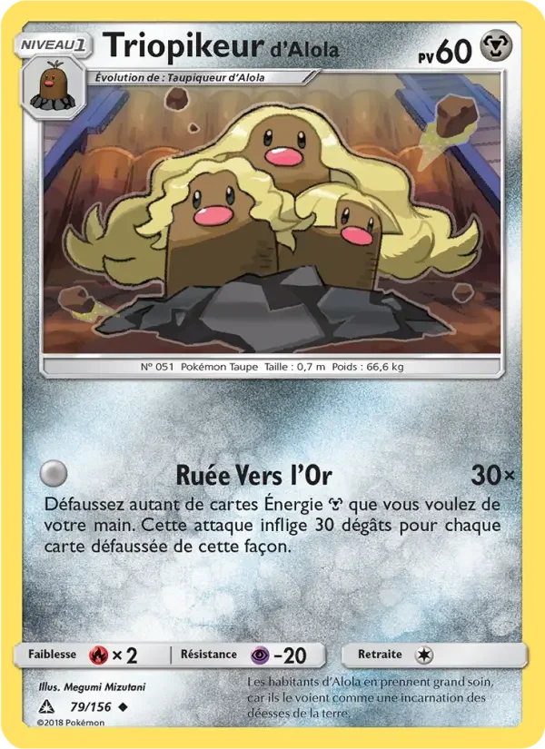 Carte Triopikeur d’Alola