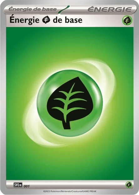 Carte Pokémon Énergie Plante — Énergies Écarlate et Violet