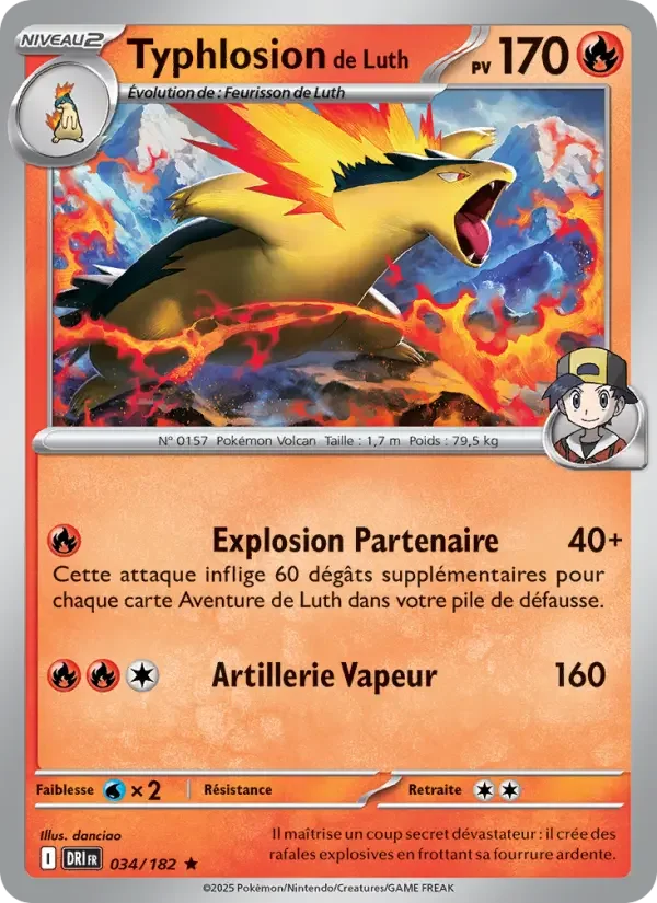 Carte Typhlosion de Luth