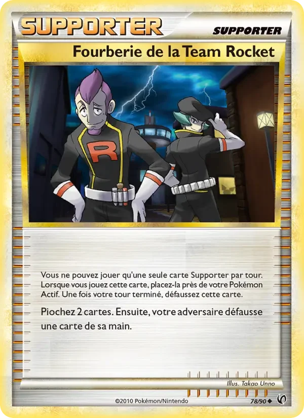 Carte Fourberie de la Team Rocket